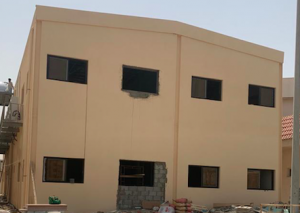 His Excellency the Dean of Al-Qunfudhah University College Checks on the Building of the New Study Halls